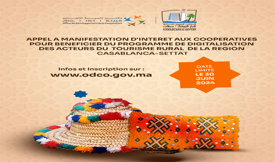 AMI : PROGRAMME DE DIGITALISATION DES ACTEURS DU TOURISME RURAL POUR LES COOPERATIVES